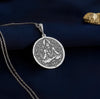 Silver Shiva Charm necklaceShiva meditation necklaceShiva meditation silver pendantMahadeva silver pendantMahadeva silver necklaceHindu god silver jewelryShiva medallion silver medallionReal silver Shiva charm necklace