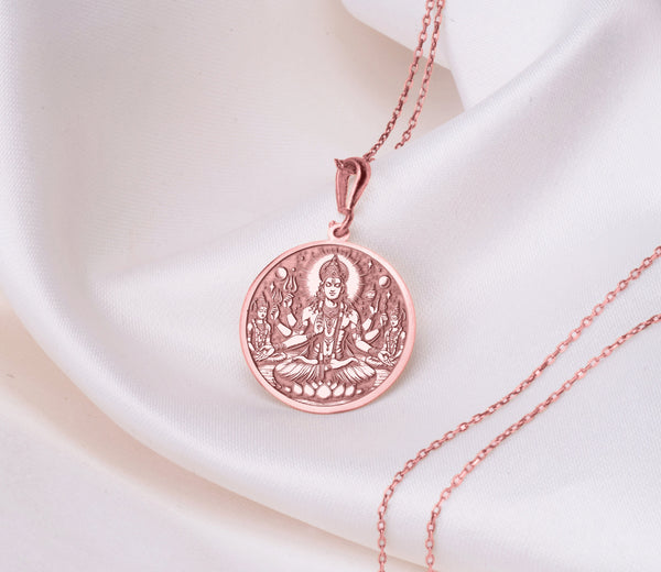 Vishnu rose gold necklace, rose gold Vishnu pendant, rose gold Vishnu charm necklace, rose gold Hindu Vishnu necklace, rose gold Vishnu jewelry for men, rose gold Vishnu necklace , Vishnu rose gold pendant for protection, Vishnu deity rose gold