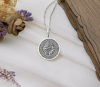 Sterling Silver Barong Ket Necklace, Sacred Balinese Guardian Lion Pendant for Protection and Spiritual Strength, Mythical Bali Jewelry Charm in Silver for Men and Women, Handcrafted Balinese Lion Amulet Necklace Gift for Him or Her