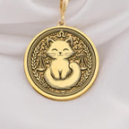 14k solid gold Libra zodiac necklace with a dainty cat charm. Perfect astrology jewelry for women, ideal for birthdays or daily wear. Handcrafted with care and this minimalist piece combines elegance and zodiac symbolism for timeless style.