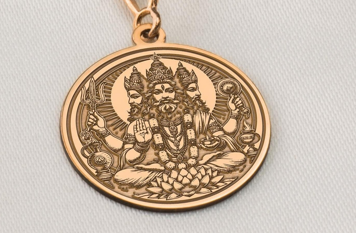 brahma round disc necklace, Brahma Gold chain, Brahman pendant, Brahma silver charm necklace, Brahma Charm pendant silver, Brahma talisman, brahma amulet, Brahma medallion gold, Brahma coin pendant, brahma pendant gift, brahma necklace gift
