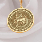 Norse horse Gold charm, gold Mythical horse pendant, Real gold Sleipnir pendant, Eight-legged horse necklace, Viking symbol Gold jewelry, Sleipnir Viking necklace, Odin’s steed charm Solid gold,Scandinavian mythology jewelry