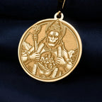 Hanuman Pendant: 14K Gold with bajrangbali monkey god spiritual amulet talisman amulet - View 48