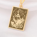 Capricorn Zodiac Necklace: 14K Gold with capricorn pendant custom zodiac astrology - View 48