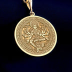Lalita Sakhi Necklace: 14K Gold with goddess jewelry shri lalita talisman amulet - View 48