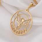 Phoenix Necklace: 14K Gold with phoenix necklace silver phoenix talisman amulet amulet - View 48