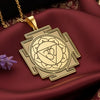 Om Yantra Necklace: 14K Gold with aum yantra om yantra necklace amulet talisman spiritual - View 48