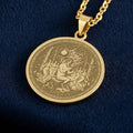 Pan Pendant Necklace: 14K Gold, God of the Wild Charm, Nature Lover Gift Jewelry - View 2