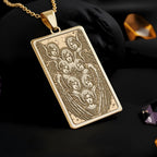 Adoring Angels Necklace: 14K Gold, Seraphim Choir Pendant, Heavenly Jewelry - View 2