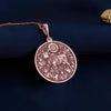 Kamadhenu surabhi rose gold necklace, Hindu wish-fulfilling cow pendant, Divine Kamadhenu jewelry, bovine-goddess cow mother pendant, Prosperity cow rose gold pendant, Sacred Kamadhenu amulet, Kamadhenu charm necklace, Mythical cow rose gold jewelry.