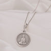 14K Solid Gold Buddha Necklace, Zen Jewelery, Spiritual Necklace, Buddha Pendant, Buddhism Inspired, Enlightenment, Silver Buddha Gifts