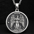 Sagittarius Angel Zodiac Pendant | Silver & Plated Options - Astrological Sign Birthdate Jewelry