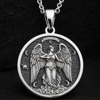 Sagittarius Angel Zodiac Pendant | Silver & Plated Options - Astrological Sign Birthdate Jewelry