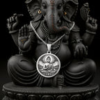 Buddha Medaillon Halskette | Silber & Plattierte Optionen - Spiritueller Schutz Göttliches Symbol
