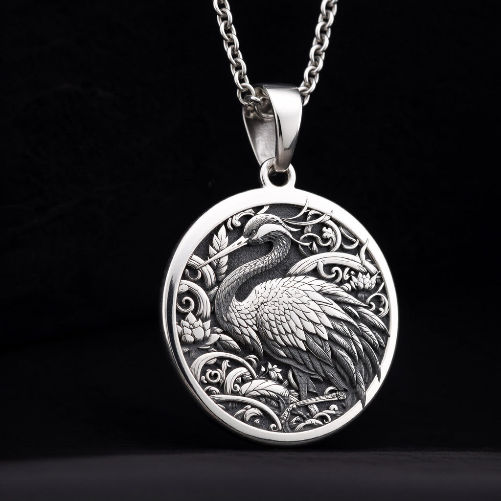 Origami Crane Necklace | Silver & Plated Options - Spirit Animal Talisman