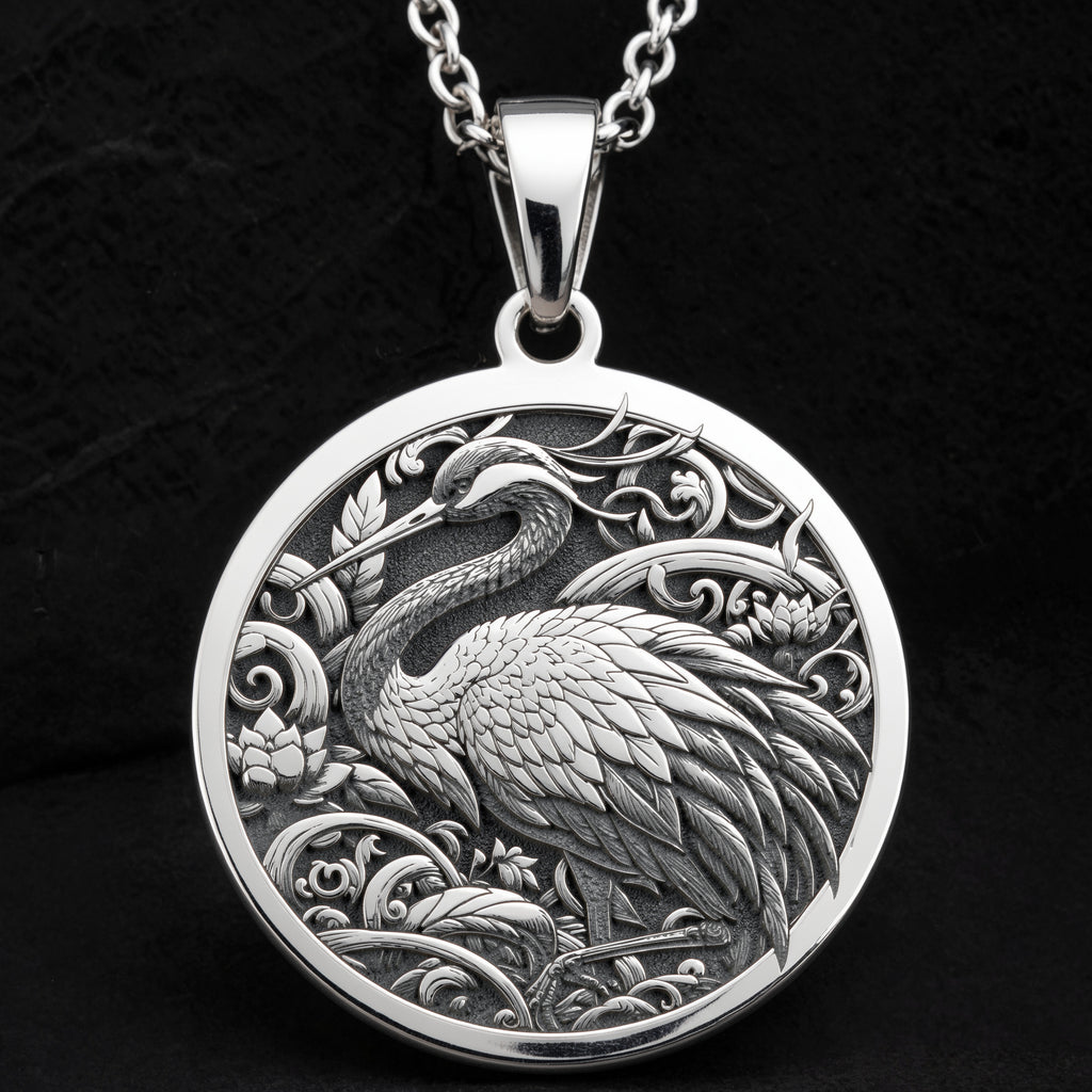 Origami Crane Necklace | Silver & Plated Options - Spirit Animal Talisman