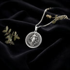 Cornucopia Harvest Goddess Necklace | Silver & Plated Options - Ancient Mythology Protection Talisman