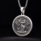 Bune Sigil Pendant Pendants 925 925 Sterling Silver winged seated goddess pendant necklace with intricate detailing