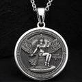 Bune Sigil Pendant Pendants 925 925 Sterling Silver winged goddess pendant necklace with ornate classical design