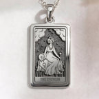 Empress Tarot Necklace | Silver, Gold Plated & Rose Plated Options - Divine Feminine Jewelry