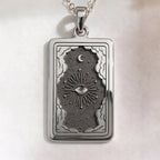 Eye Tarot Necklace | Silver, Gold Plated & Rose Plated Options - Protective Mystical Jewelry