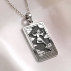 The Fool Tarot Pendant | Silver & Plated Options - Occult Symbolism Major Arcana