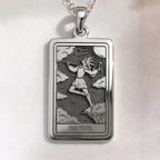 The Fool Tarot Pendant | Silver & Plated Options - Occult Symbolism Major Arcana