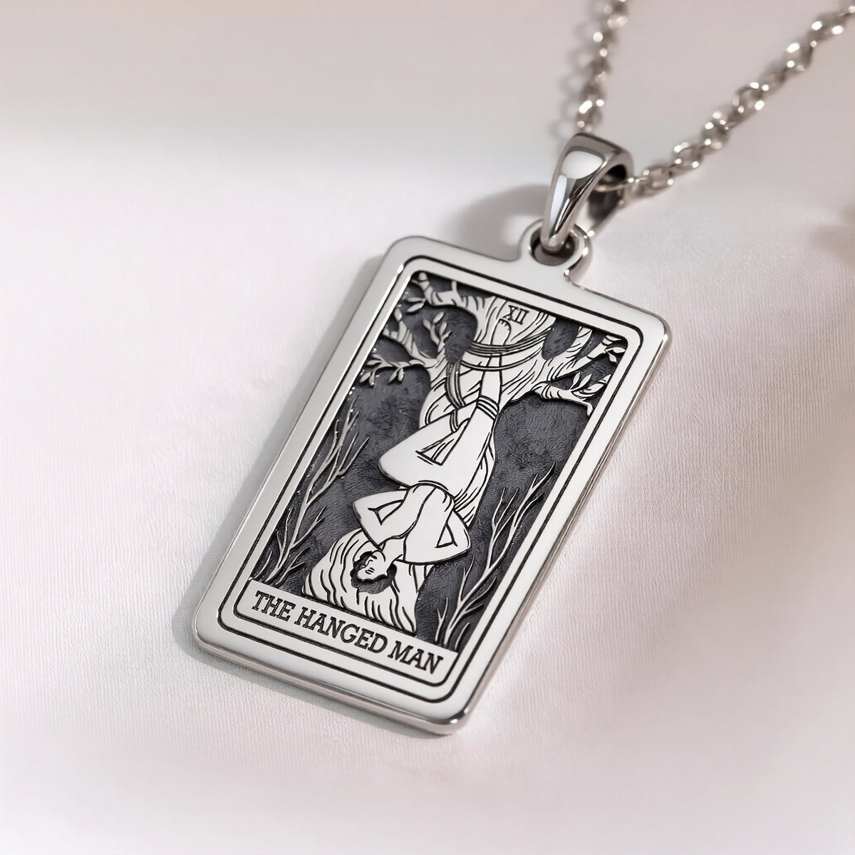 Hanged Man with Halo Pendant | Silver & Plated Options - Spiritual Protection Talisman