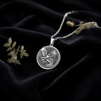 Icarus Medallion Necklace | Silver & Plated Options - Ancient Mythology Protection Talisman