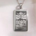 Judgement Tarot Necklace | Silver, Gold Plated & Rose Plated Options - Awakening Jewelry