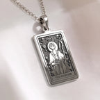 Magician Tarot Rider Waite Necklace | Silver & Plated Options - Occult Arcana Talisman