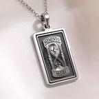Memento Mori Skull Necklace | Silver & Plated Options - Gothic Style Death Awareness Jewelry