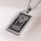 Memento Mori Skull Necklace | Silver & Plated Options - Gothic Style Death Awareness Jewelry
