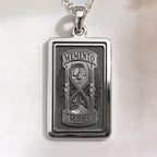 Memento Mori Skull Necklace | Silver & Plated Options - Gothic Style Death Awareness Jewelry