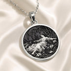 sterling silver necklace Ophelia Shakespeare Literary | & Options - Personalized Literary Gift - view 6