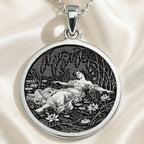 sterling silver necklace Ophelia Shakespeare Literary | & Options - Personalized Literary Gift