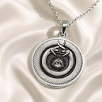 handcrafted necklace Ouroboros Evil Eye Protection | & Options - Spiritual Protection Talisman - view 6