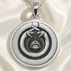 handcrafted necklace Ouroboros Evil Eye Protection | & Options - Spiritual Protection Talisman
