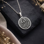 sterling silver necklace Parvati Goddess Devotion | & Options - Ancient Mythology Hindu Heirloom mythology - view 2