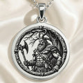 sterling silver necklace Perun Thunder God | & Options - Slavic Mythology Protection Talisman mythology