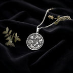 Pisces Zodiac Horoscope Necklace | Silver & Plated Options - Astrological Sign Birthdate Jewelry