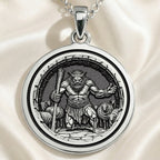 Polyphemus Cyclops Monster Pendant | Silver & Plated Options - Ancient Mythology Protection Talisman