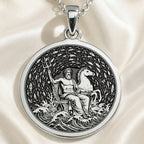 handcrafted necklace Poseidon God of the Sea | & Options - Nautical Maritime Protection Talisman