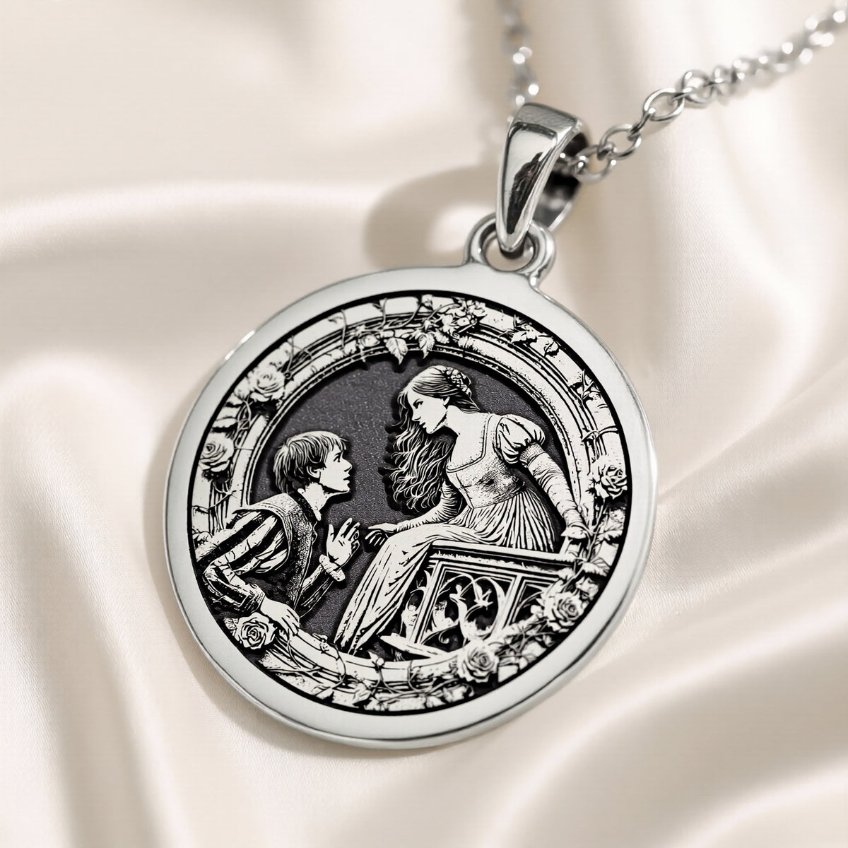 handcrafted necklace Romeo & Juliet Star Crossed Lovers | & Options - Romantic Literary Gift star - view 6