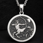 Sagittarius Centaur Zodiac Necklace | Silver & Plated Options - Astrological Sign Birthdate Jewelry