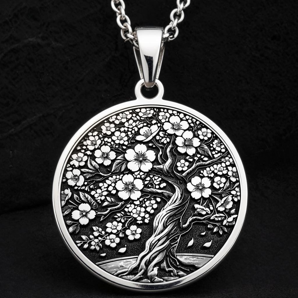 Sakura Tree Pendant - 925 Sterling Silver