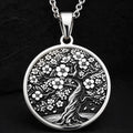 Sakura Tree Pendant - 925 Sterling Silver