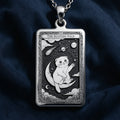 Scottish Fold Tarot Necklace - 925 Sterling Silver