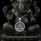 sterling silver necklace Shiva Trishul God | & Options - Spiritual Protection Talisman - view 7