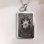 Star Tarot Major Arcana Pendant | Silver & Plated Options - Cosmic Energy Occult Symbol